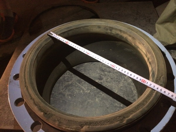 上海淞江橡膠接頭，大口徑法蘭橡膠接頭，橡膠接頭試壓，橡膠接頭漏水