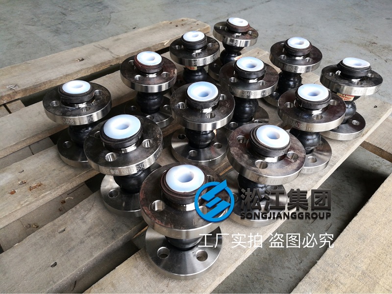 DN15雙球橡膠接頭耐強酸長什么樣？